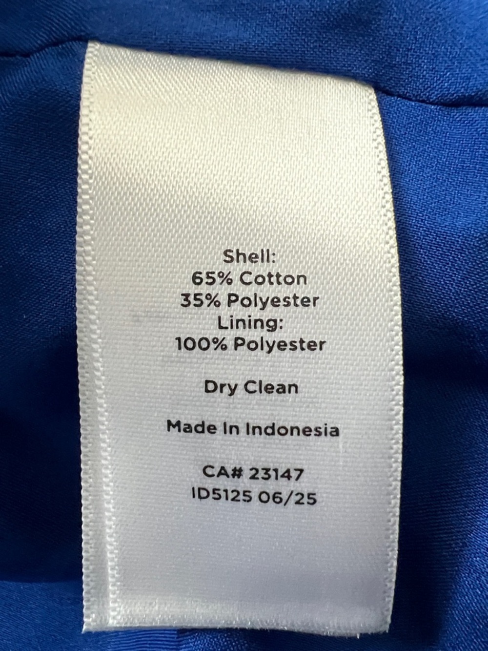 NWT Talbot’s Women’s Cobalt Blue Tweed Tie-Waist Jacket Blazer - Size 8 - Picture 13 of 16